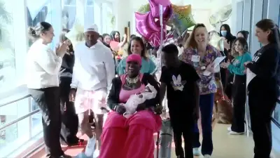Smallest baby ever born at Memorial Healthcare gets celebratory farewell home