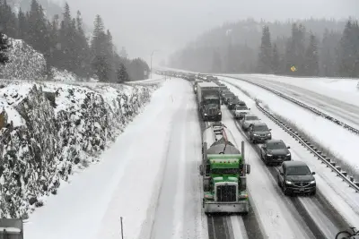 I-70 westbound closed near Colorado’s Loveland Pass for safety concerns amid snowstorm