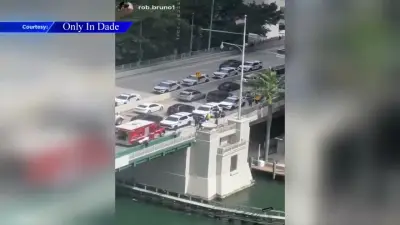 Woman hospitalized after attempting to cross Brickell bridge as it opened