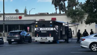 Man wielding tire iron is fatally shot by police outside Applebee’s in Southern California