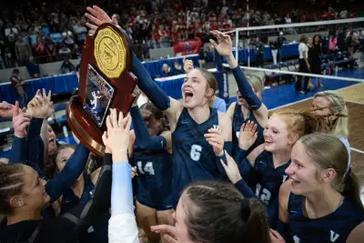 In wild Class 5A tourney, Valor Christian rebounds to win fourth consecutive state volleyball title