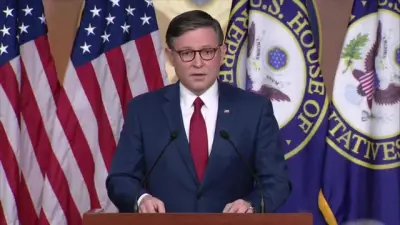 Johnson says House will vote next week on whether to release Epstein files