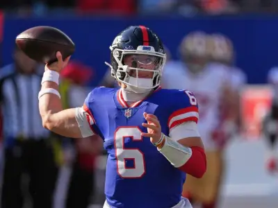 Giants QB Jaxson Dart (concussion) cleared for Monday Night Football vs. Patriots