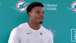 Linebacker Chop Robinson back for Dolphins against Commanders after clearing concussion protocol