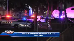 Heavy police presence at UPS facility in Hialeah