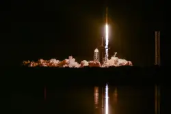 Four astronauts launch to the space station as NASA grapples with strange twist in leak issue