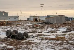 Houses floated away in this Alaska Native village. Now residents want to move