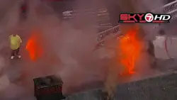Crews battling fire in Revere
