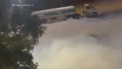 Ammonia gas leak from tanker truck in Oklahoma sickens dozens and forces evacuations
