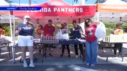 Florida Panthers host food drive, provide Thanksgiving meals to hundreds of families across Broward