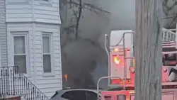 Fire crews battling blaze in Winthrop