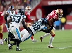 49ers’ Jennings retaliates for Moehrig’s below-the-belt shot
