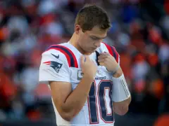 Drake Maye doesn’t take bait after media drama with ESPN’s Stephen A. Smith, Cam Newton