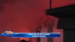 Fire erupts from trailer in Li’l Abner Mobile Home Park in Sweetwater